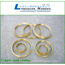 Top level Centrifugal casting copper alloy ring parts cast copper auto parts